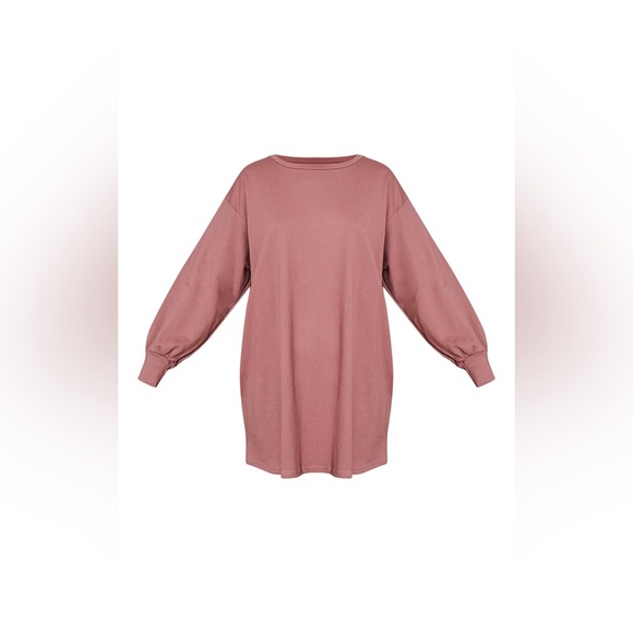 NWT Oversized Sweatshirt Dress - Picture 1 of 5